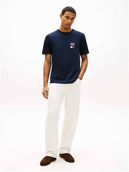 brand love text stack tee TOMMY HILFIGER | MW0MW42367DW5